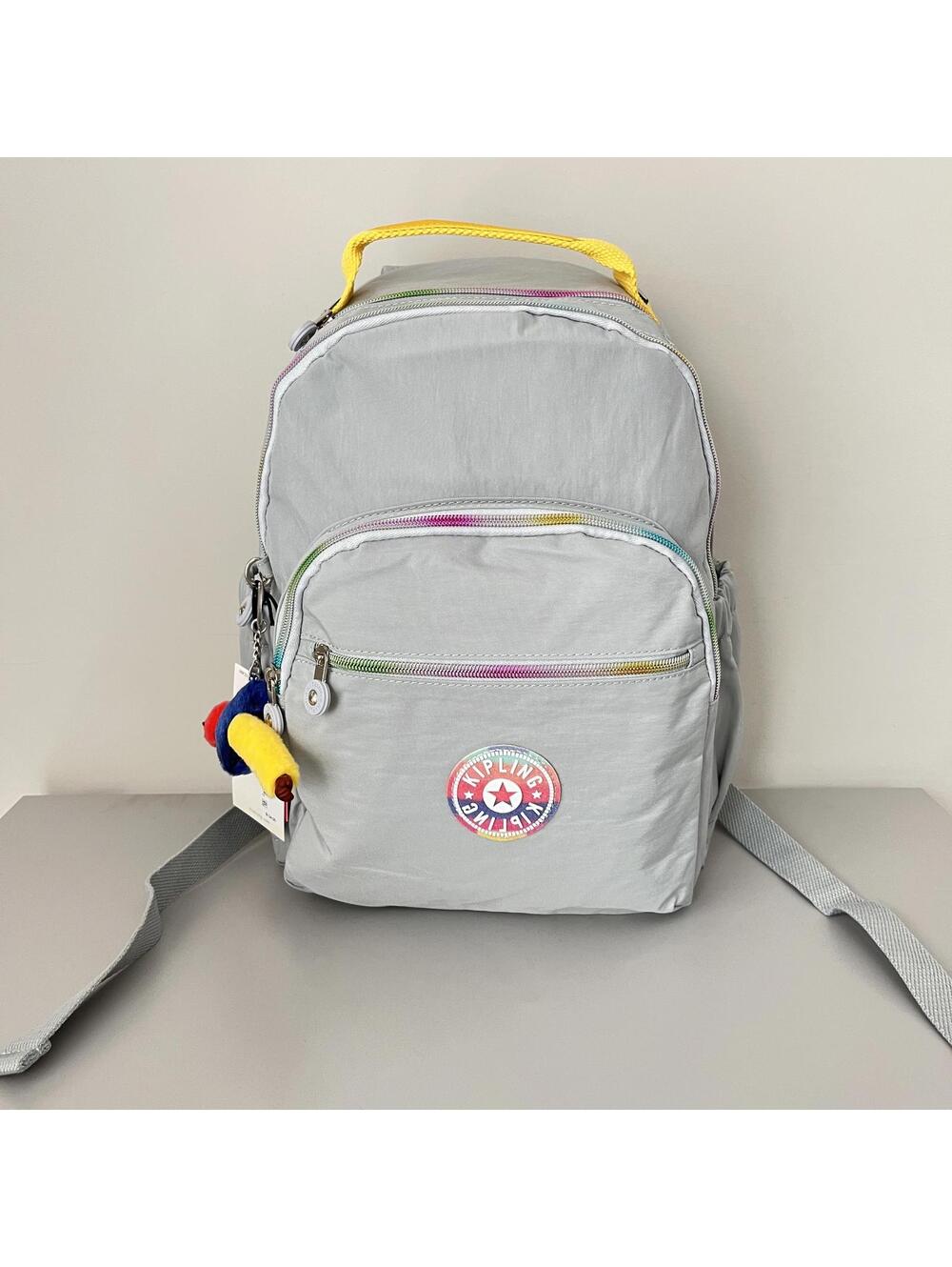 Kipling Seoul Up Small Backpack in Off White NWT